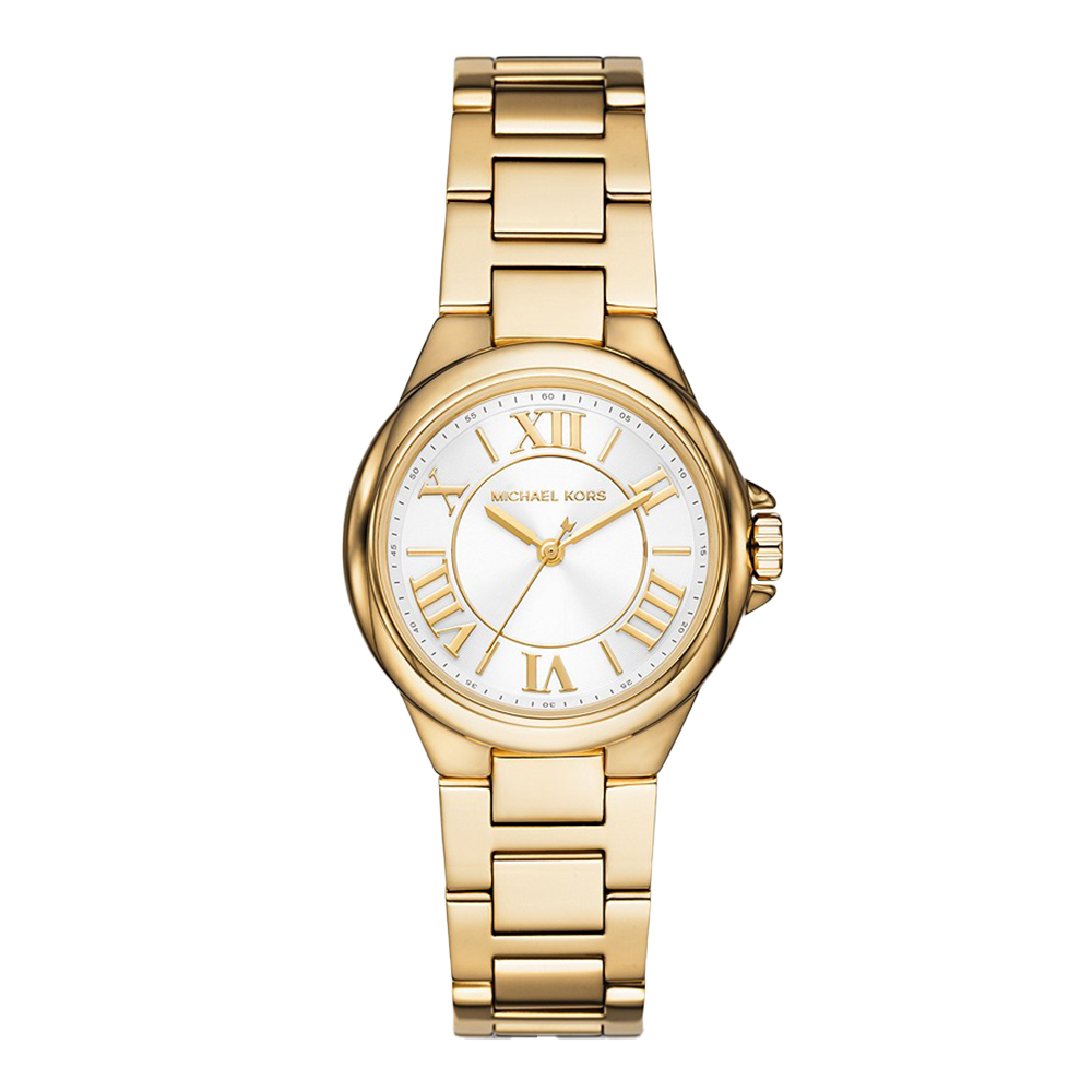 Picture of Michael Kors Camille Three-Hand Gold-Tone Stainless Steel Watch