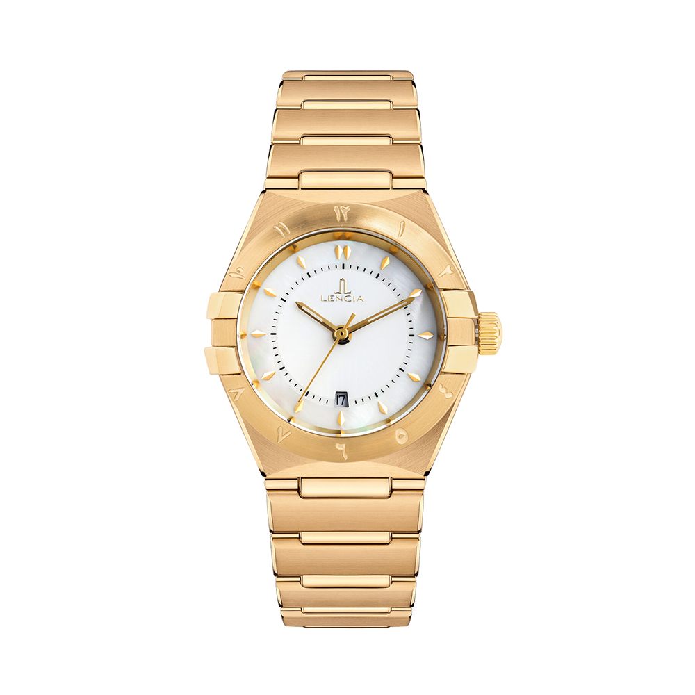 Picture of Lencia Classic White Women Watch LC2424W4