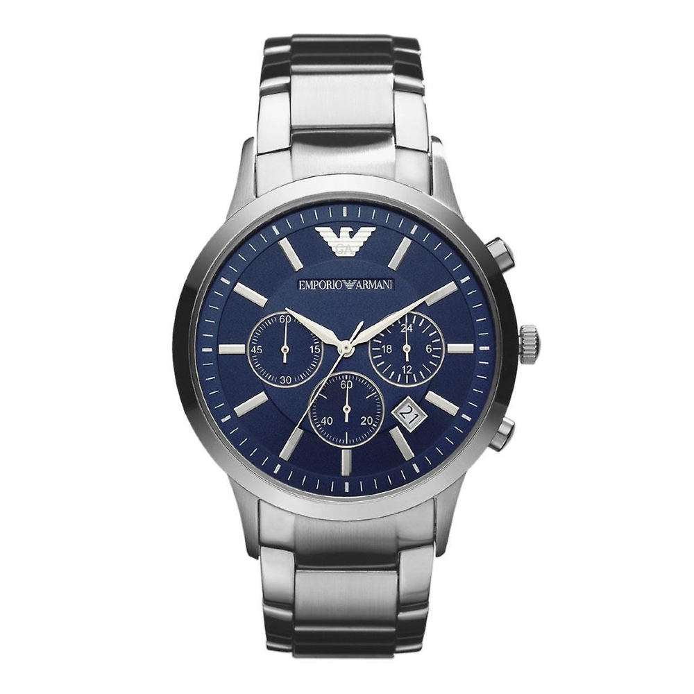 Picture of Emporio Armani Silver Steel Chronograph Mens Watch AR2448
